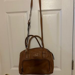 Brown shoulder bag